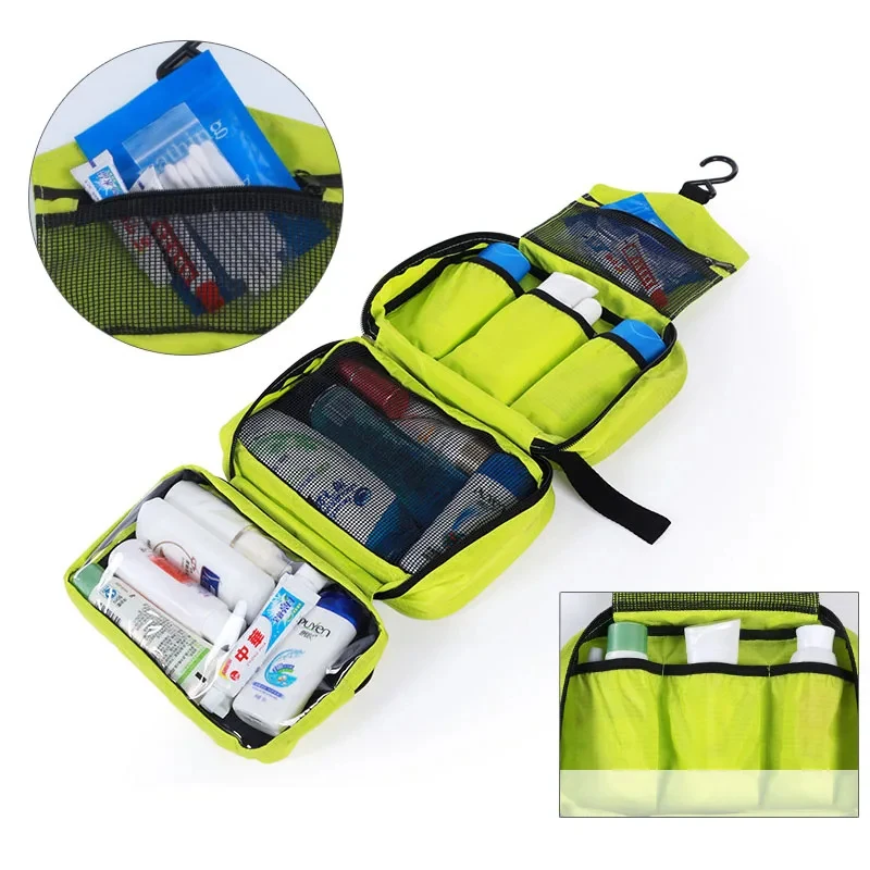 Hanging Travel Toiletry & Makeup Organizer Bag - Image 2