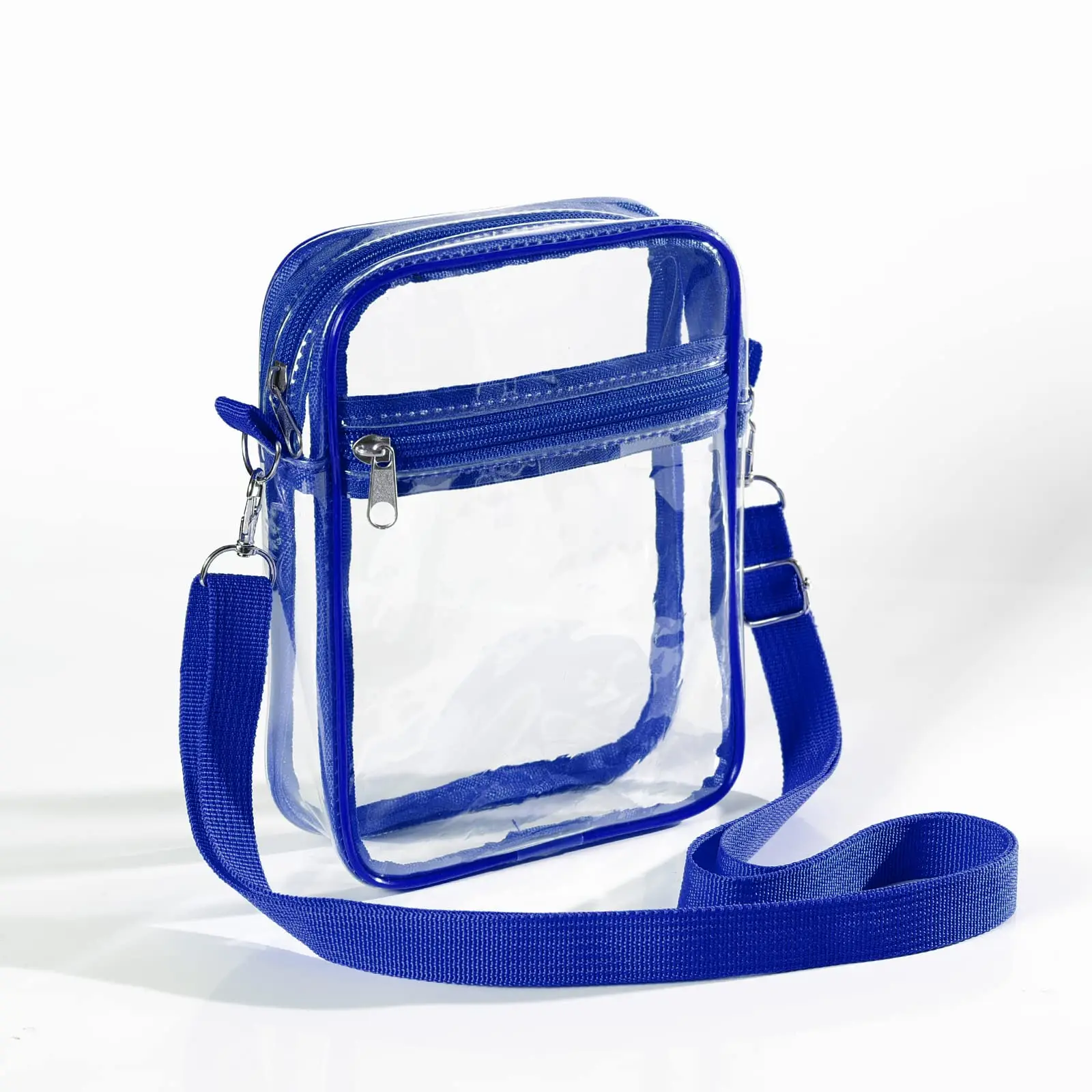 Women Clear Shoulder Bag PVC Concert Transparent Purse Simple Crossbody Bag With Front Pocket Stadium Approved Casual Handbag - Image 12