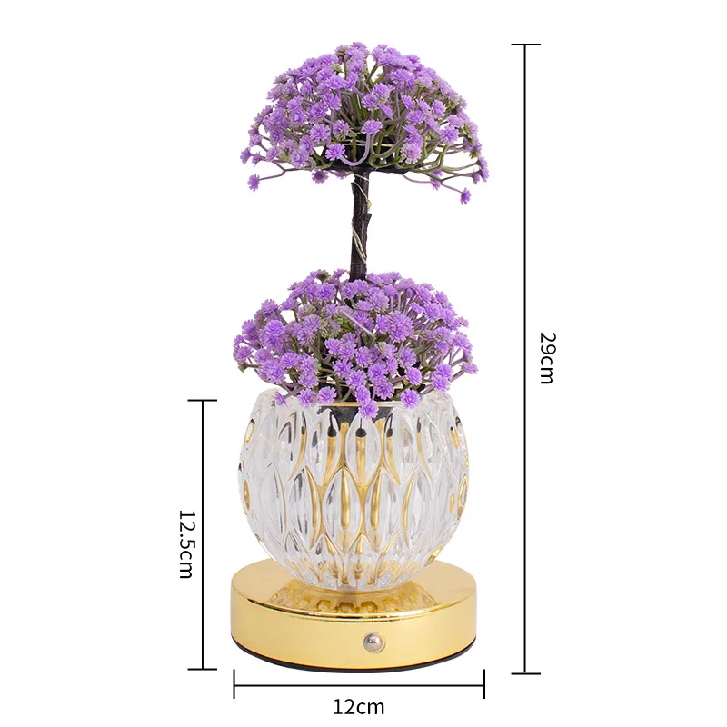 Tulip LED Night Light USB Rechargeable Desk Decor Lamp Simulation Bouquet Table Lamp Bedroom Bedside Atmosphere Light Ornaments - Image 9