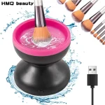 Electric Silicone Makeup Brush Cleaner — Spin-Dry Sanitizer