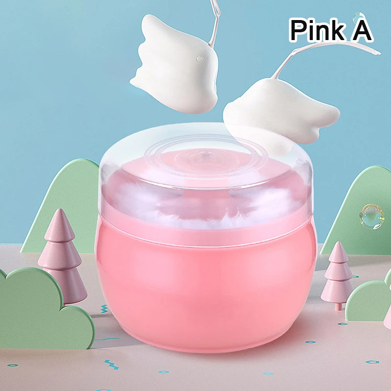 1PCS Talcum Powder Powder Puff With Box Baby Soft Face Body Cosmetic Powder Puff Talcum Powder Sponge Box Case Container - Image 9