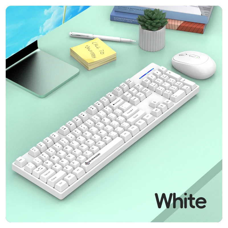 Shipadoo Gaming Wireless Keyboard and Mouse Combo Set,Computer Wireless Laptop Desktop Office Accessories Free Wireless Mouse - Image 10