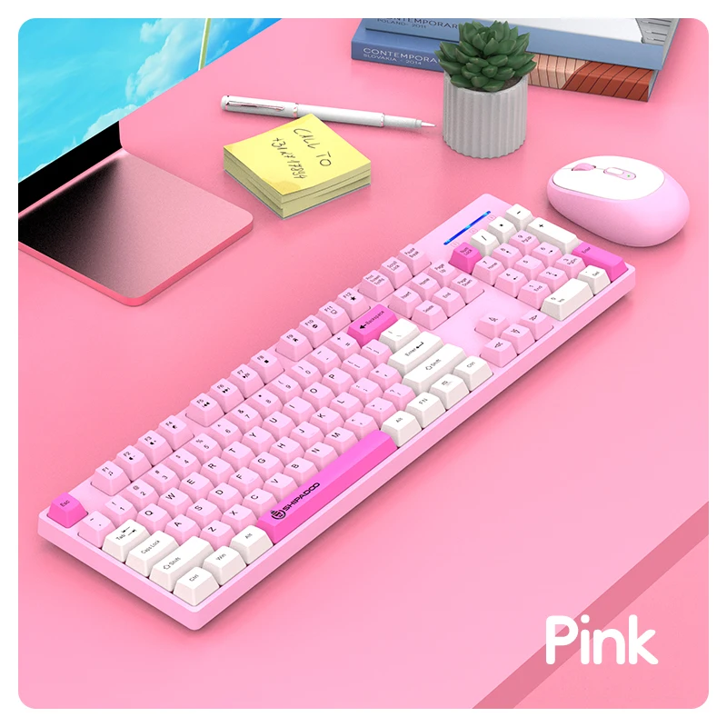 Shipadoo Gaming Wireless Keyboard and Mouse Combo Set,Computer Wireless Laptop Desktop Office Accessories Free Wireless Mouse - Image 9