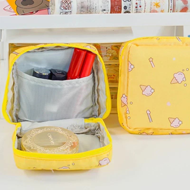 Women Girls Tampon Storage Bag Cosmetic Bag Organizer Bag Organizer Case Sanitary Pad Pouch Napkin Cosmetic Bags Tampon Holder - Image 3