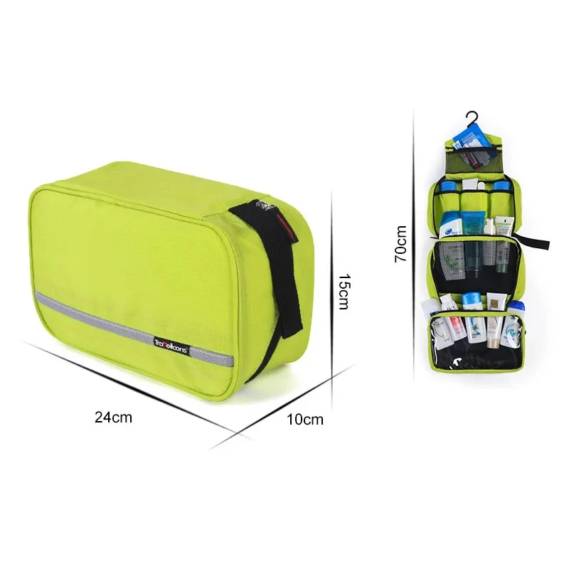 Hanging Travel Toiletry & Makeup Organizer Bag - Image 6