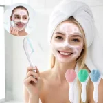 Silicone Manual Facial Deep Cleansing Brush - Cat Paw Face Scrubber for Makeup Removal, Blackhead, and Pore Exfoliating