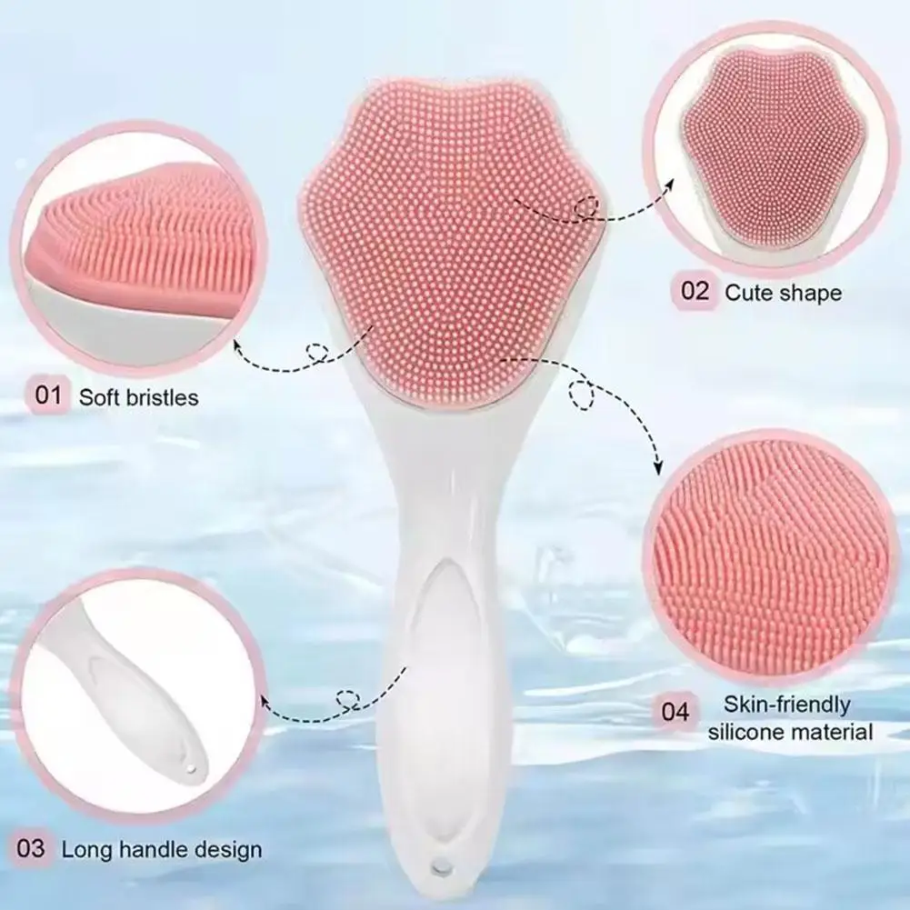 Silicone Manual Facial Deep Cleansing Brush - Cat Paw Face Scrubber for Makeup Removal, Blackhead, and Pore Exfoliating - Image 5