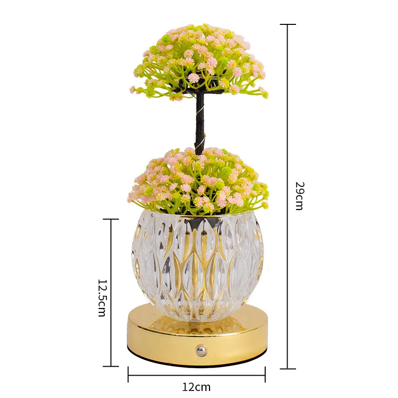 Tulip LED Night Light USB Rechargeable Desk Decor Lamp Simulation Bouquet Table Lamp Bedroom Bedside Atmosphere Light Ornaments - Image 7