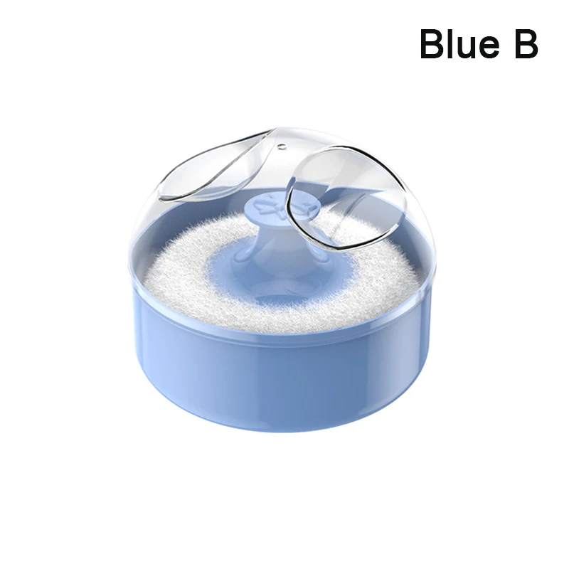 1PCS Talcum Powder Powder Puff With Box Baby Soft Face Body Cosmetic Powder Puff Talcum Powder Sponge Box Case Container - Image 12