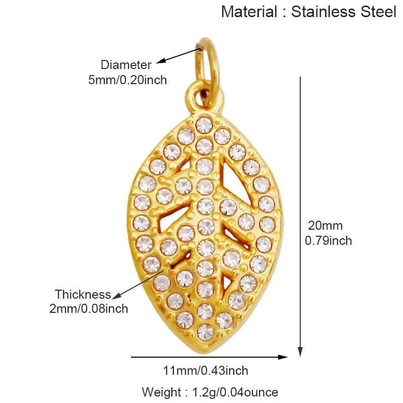 Stainless Steel Flower Plants Coconut Tree Cactus Sunflower Four Leaf Clover Charm Pendant,Necklace Bracelet Jewelry Supply R73 - Image 29