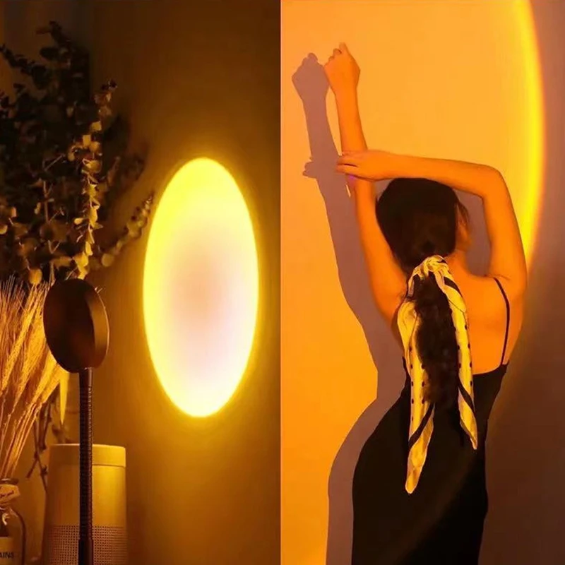 Sunset Lamp Projector — 16 Colors, Remote Control - Image 3