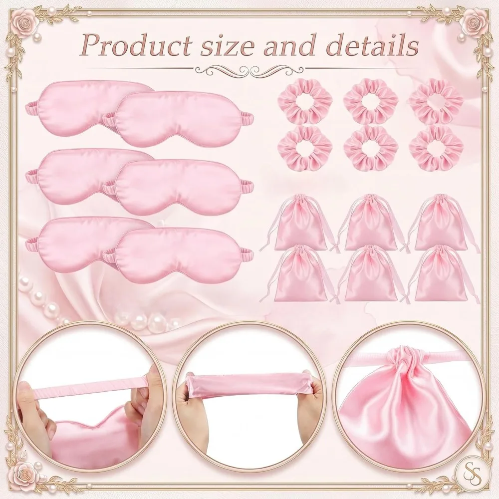 Silk Sleep Mask + Scrunchie Gift Set — Pure Mulberry Silk - Image 5