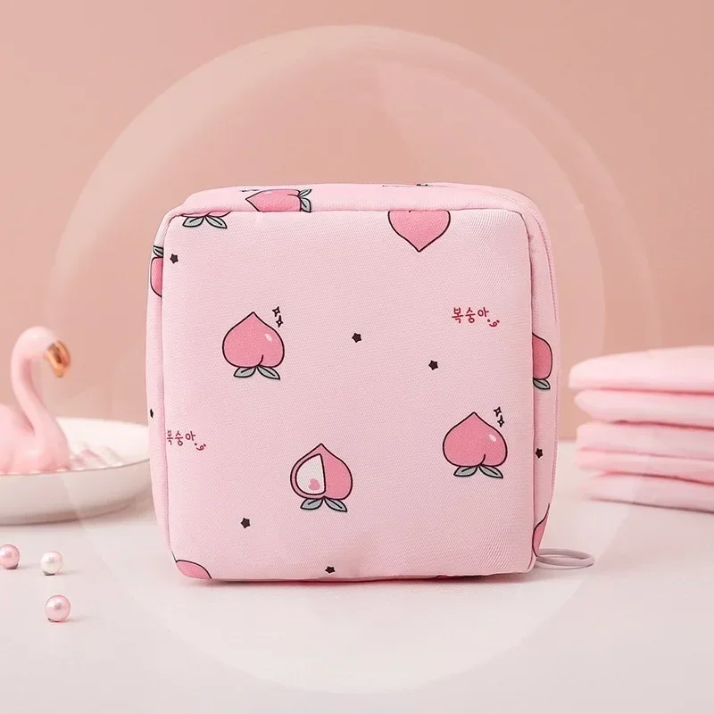 Women Girls Tampon Storage Bag Cosmetic Bag Organizer Bag Organizer Case Sanitary Pad Pouch Napkin Cosmetic Bags Tampon Holder - Image 2