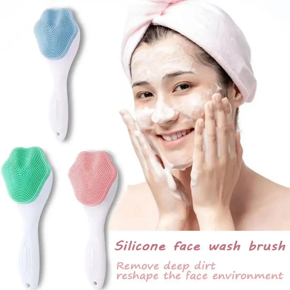 Silicone Manual Facial Deep Cleansing Brush - Cat Paw Face Scrubber for Makeup Removal, Blackhead, and Pore Exfoliating - Image 2